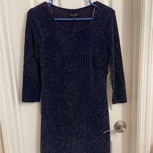 Trixxi Midnight Blue Sparkle Dress